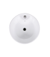 LS-C38 Pedestal Round Ceramic Sink White