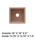 LS-GC26 Undermount Single Bowl Granite Composite Sink Bisque