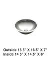 LS-98 Undermount Single Bowl Stainless Steel Sink