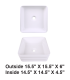 LS-C45 Vessel Ceramic Sink White
