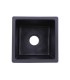 LS-GC26 Undermount Single Bowl Granite Composite Sink Black