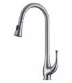 LS-372502-T Pull Down Kitchen Faucet in Brushed Nickel with Touch Activation