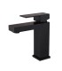 LS-B320001 Single Hole Bathroom Faucet in Matt Black