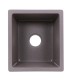 LS-GC28 Undermount Single Bowl Granite Composite Sink Gray