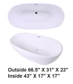 LS-BT519 Freestanding Bathtub