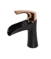 LS-BF7 Single Hole Bathroom Faucet in Rubbed Bronze Rose Gold