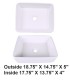 LS-C55 Vessel Ceramic Sink White