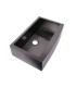 LS-F78-33 Black Single Bowl Farmhouse Apron Front Stainless Steel Sink