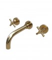 LS-B328101 Wallmount Bathroom Faucet in Gold