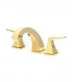LS-B310101 Widespread Bathroom Faucet with Pop-up Drain in Gold