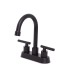 LS-B405201 Centerset Bathroom Faucet in Matt Black