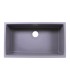 LS-GC78 Undermount Single Bowl Granite Composite Sink Gray