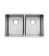 LS-H88 Handmade Undermount Double Bowl 50/50 Stainless Steel Sink