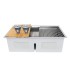 LS-H3219D Double Bowl Zero Radius Kitchen Sink