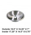 LS-17 Undermount Single Bowl Stainless Steel Sink