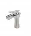 LS-B345001 Single Hole Bathroom Faucet in Brushed Nickel