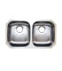 LS-88-7 Undermount Double Bowl 50/50 Stainless Steel Sink
