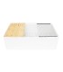 LS-FC11 Single Bowl Farmhouse Fireclay Sink White