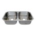 LS-88 Undermount Double Bowl 50/50 Stainless Steel Sink
