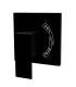 LS-S348208 Shower System with 8 in Square Rainfall Shower Head in Matt Black