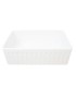 LS-FC4F Single Bowl Farmhouse Fireclay Sink White