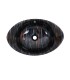 LS-S2 Above Counter Vessel Ceramic Sink Black Color Stripes