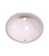 LS-C2S Undermount Oval Ceramic Sink Bisque