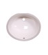 LS-C1815 Undermount Oval Ceramic Sink Bisque