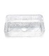 LS-GL5 Above Counter Crystal Glass Sink
