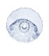 LS-GL1 Above Counter Crystal Glass Lotus Vessel Sink