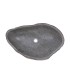 LS-NS1M Wash Basin Large Wash Sink Bathroom Basin Natural River Stone Oval