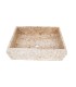 LS-NS6 Above Counter Square Cream Marmo Marble Sink