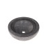 LS-NS7 Above Counter Round Black Marble Vessel Bathroom Sink