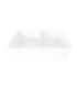 LS-FC14F Double Bowl Undermount Fireclay Sink White