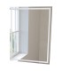 LS-MS1-4836 LED Rectangular Frameless Bathroom Wall Mirror with Touch Sensor Anti-Fog