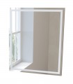 LS-MS1-4236 LED Rectangular Frameless Bathroom Wall Mirror with Touch Sensor Anti-Fog