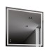 LS-MS1-3636 LED Rectangular Frameless Bathroom Wall Mirror with Touch Sensor Anti-Fog