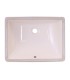 LS-C7M Undermount Rectangular Ceramic Sink Bisque