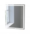 LS-MS1-4032 LED Rectangular Frameless Bathroom Wall Mirror with Touch Sensor Anti-Fog