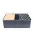 LS-FC10 Black Single Bowl Farmhouse Fireclay Sink Matt Black