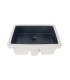 LS-C16MB Undermount Rectangular Ceramic Sink Matt Black