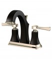 LS-BF2 Centerset Bathroom Faucet with Pop-up Drain in Bronze Polished Nickel