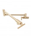 LS-K470101BG Pot Filler Folding Kitchen Faucet Brushed Gold
