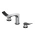 LS-BA21064 Widespread Bathroom Faucet with Pop-up Drain in Brushed Nickle