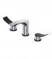 LS-BA21064 Widespread Bathroom Faucet with Pop-up Drain in Brushed Nickle