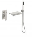 LS-SA002 Bathroom Wallmount Faucet in Brushed Nickel
