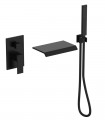 LS-SA002 Bathroom Wallmount Faucet in Matte Black