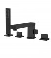 LS-SA14002 Bathroom Deck Mount Faucet in Matte Black