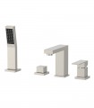 LS-SA14015 Bathroom Deck Mount Faucet in Brushed Nickel