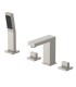 LS-SA14003 Bathroom Deck Mount Faucet in Brushed Nickel